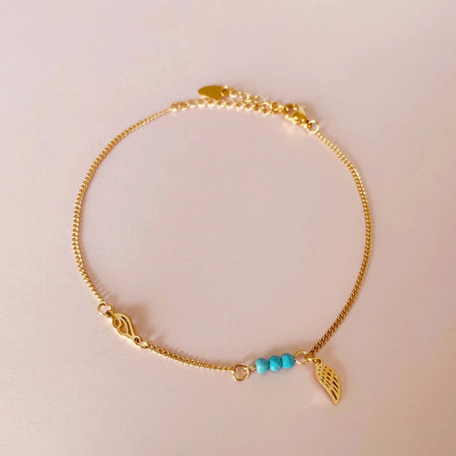 Astrid Luxe 18k Gold Plated Anklet