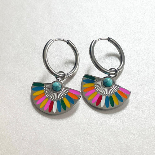 Solara Luxe Silver Tone Earrings