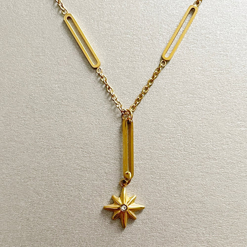 Tara Luxe 18k Gold Plated Star Necklace