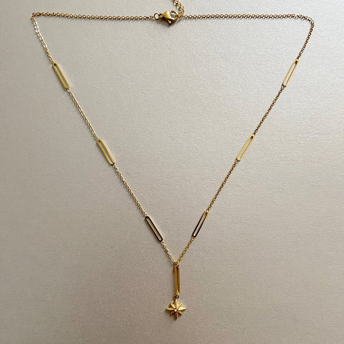 Tara Luxe 18k Gold Plated Star Necklace