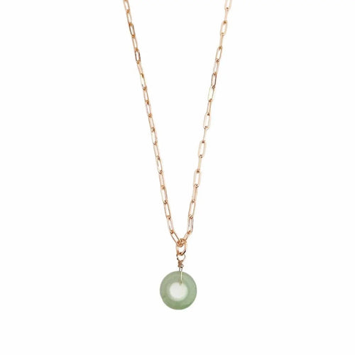 Linia Aventurine Ring Necklace