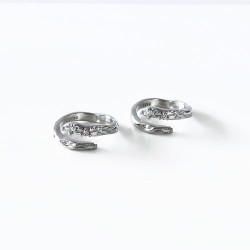 Selma Silver Tone Wrap Ring