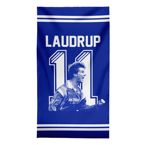 Rangers - Laudrup 11 - Beach Towel - 150cm x 75cm