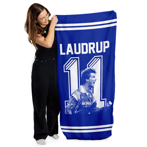 Rangers - Laudrup 11 - Beach Towel - 150cm x 75cm