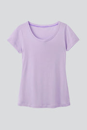 Scoop Neck Cotton Modal T-Shirt