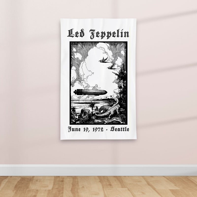 1960's Retro British Heavy Rock Music poster - Textile Poster