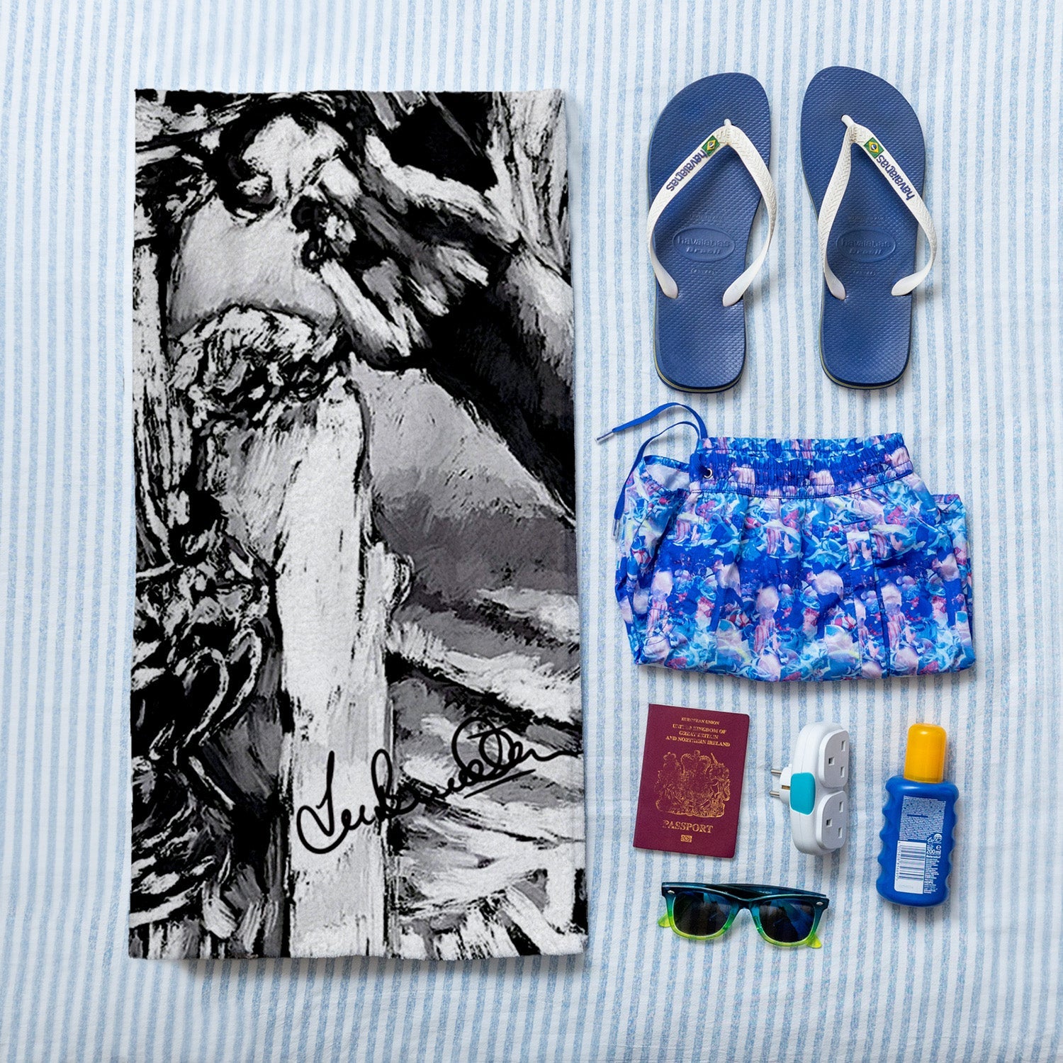 Lee Buccilli - Bremner & Revie - Beach Towel - 150cm x 75cm