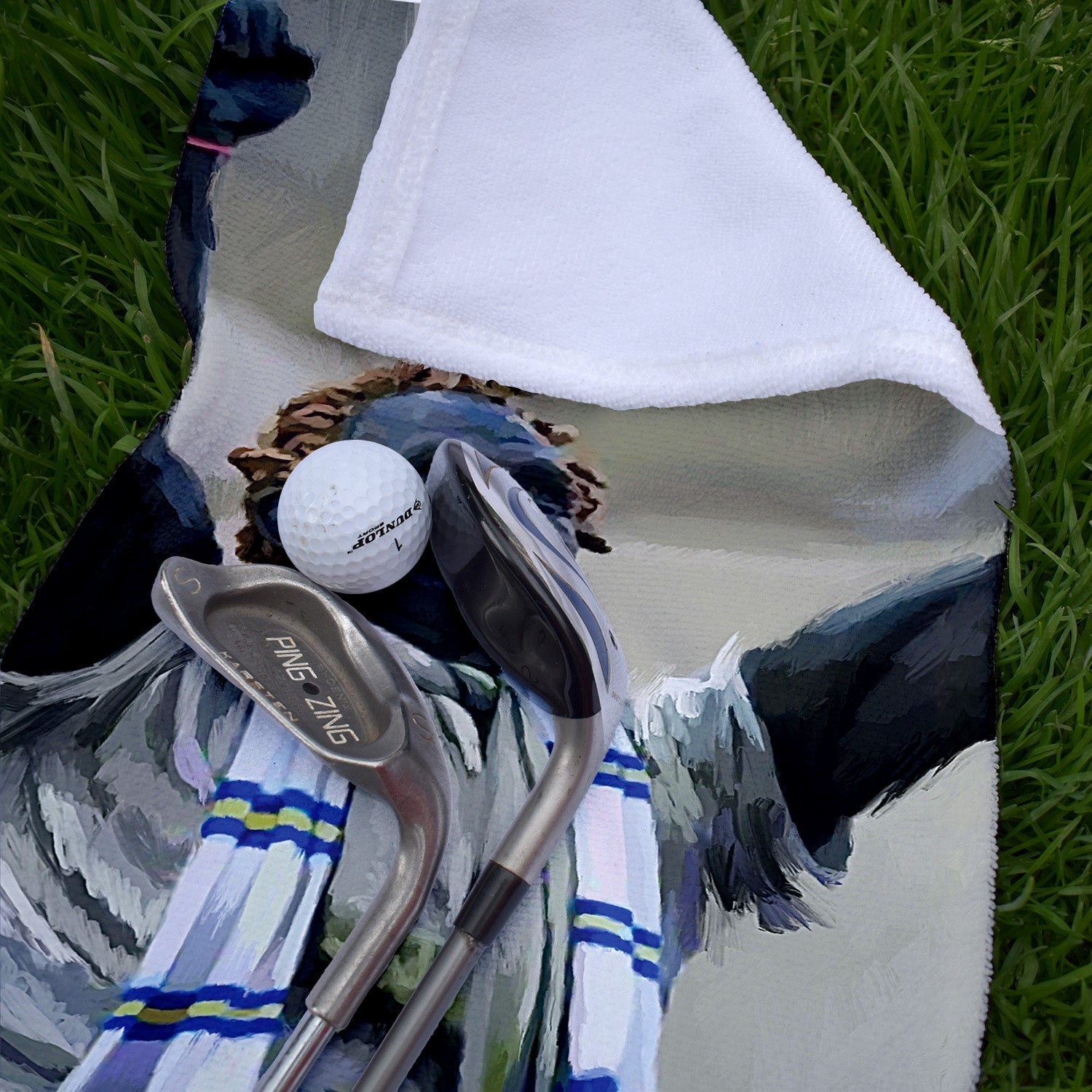 Lee Buccilli - Bremner Statue - Golf Towel
