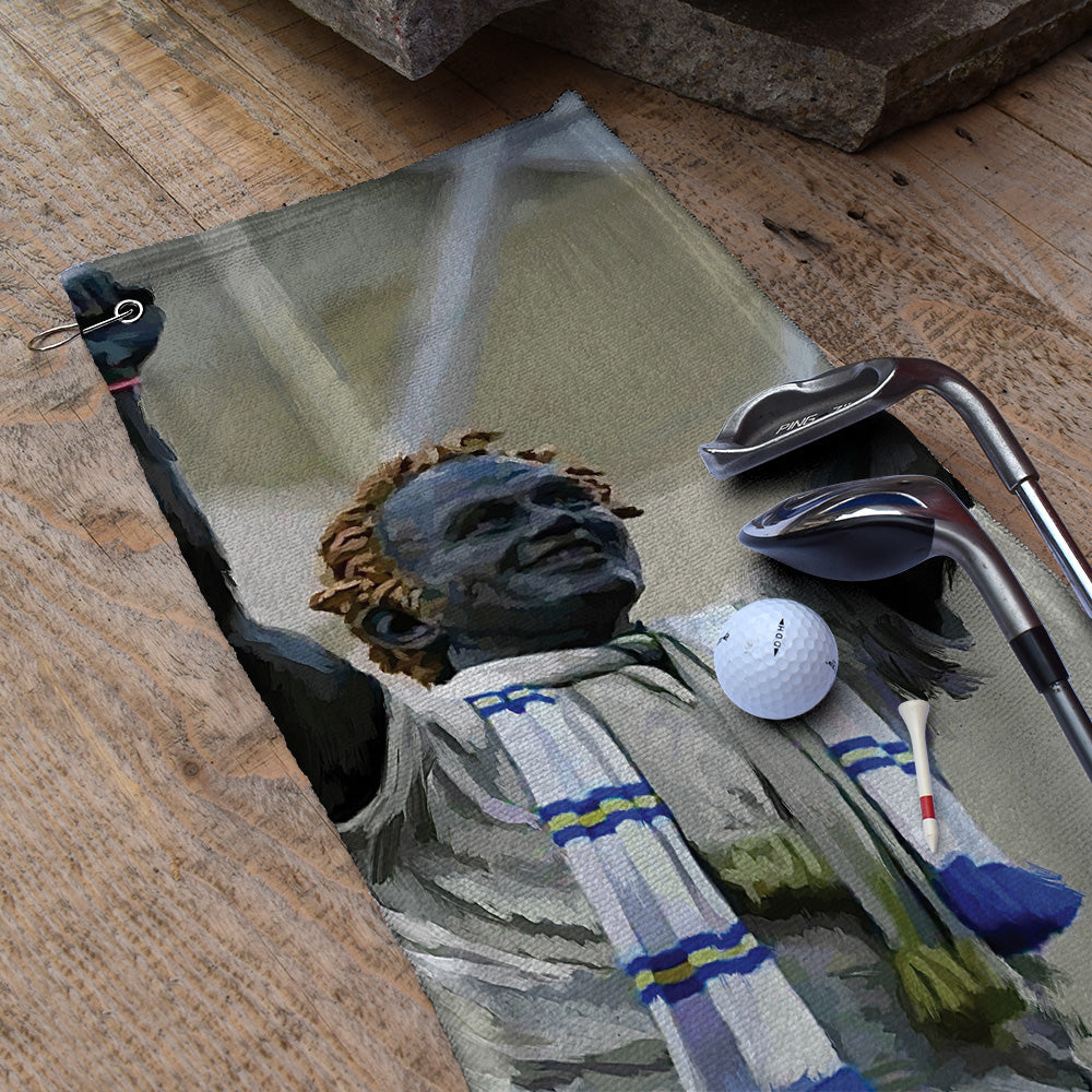 Lee Buccilli - Bremner Statue - Golf Towel