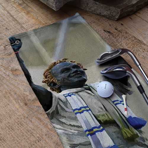 Lee Buccilli - Bremner Statue - Golf Towel
