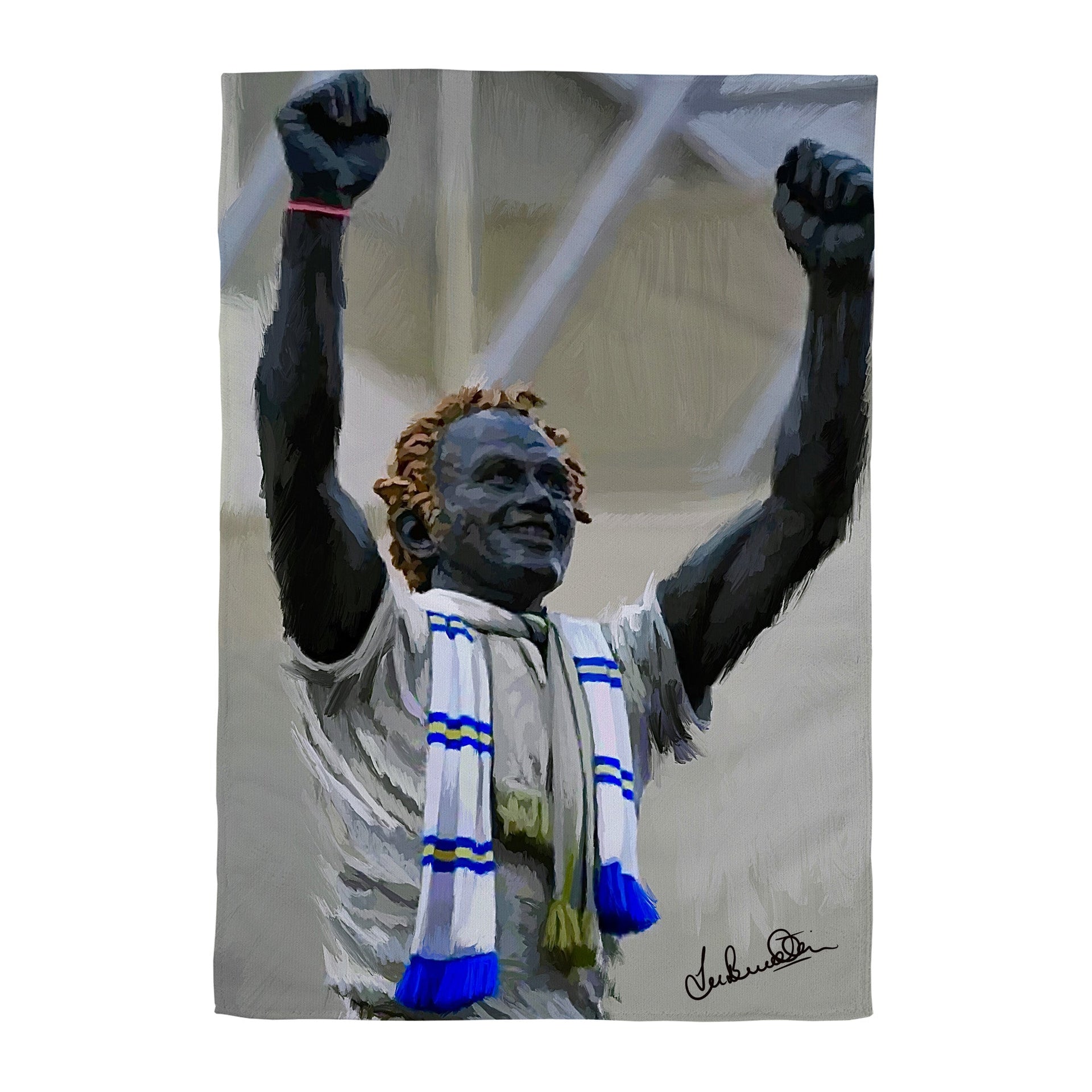 Lee Buccilli - Bremner Statue - Microfibre Tea Towel
