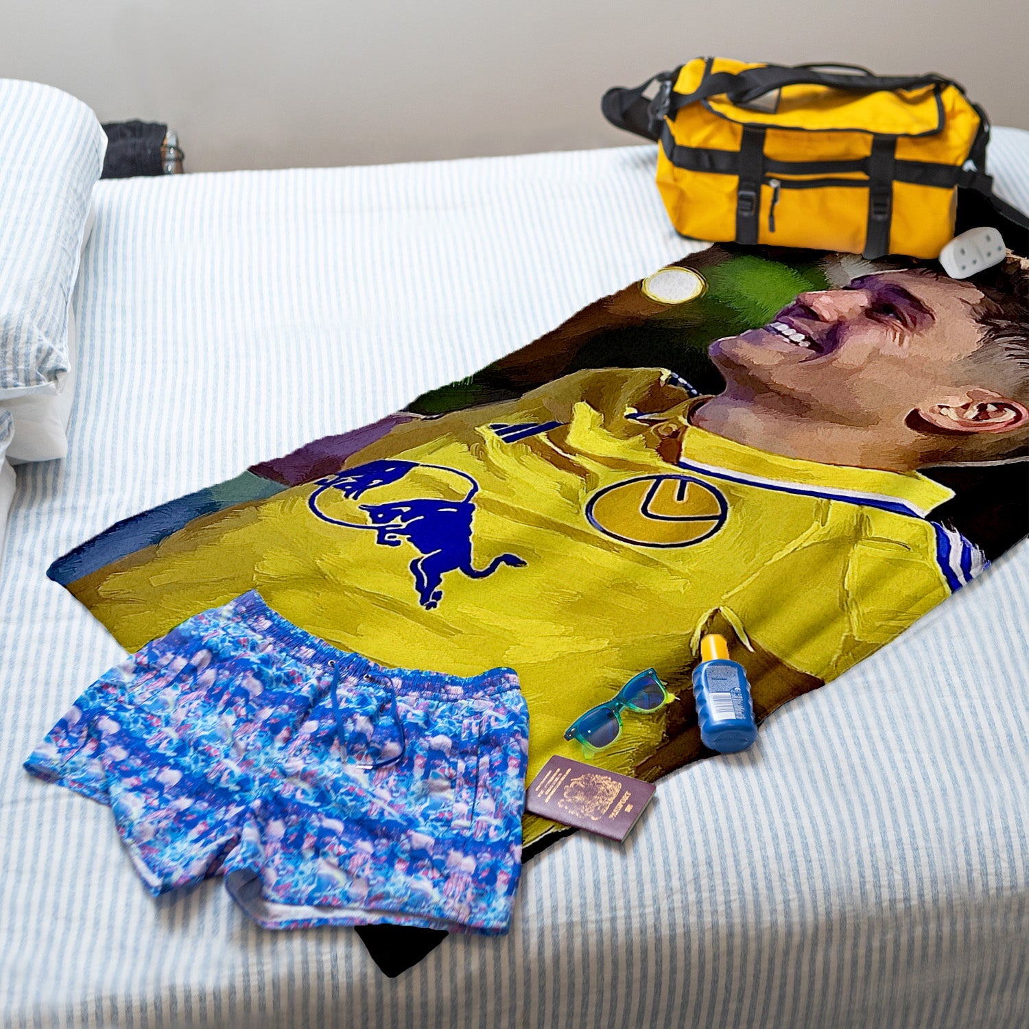 Lee Buccilli - Dan James Away - Beach Towel - 150cm x 75cm