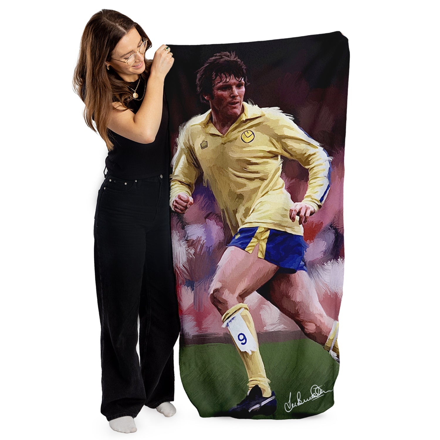 Lee Buccilli - Eddie Gray Away - Beach Towel - 150cm x 75cm