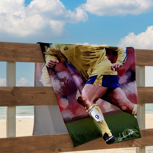 Lee Buccilli - Eddie Gray Away - Beach Towel - 150cm x 75cm