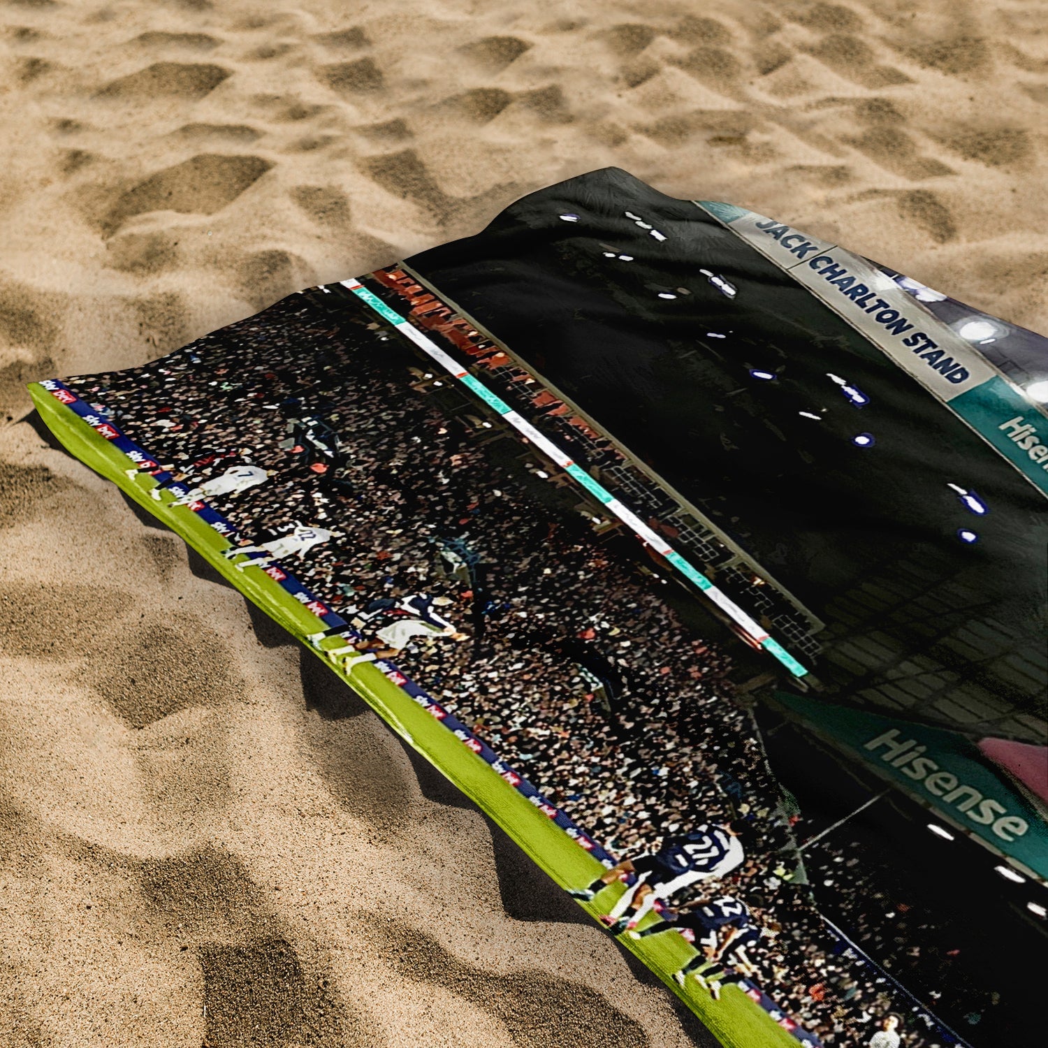 Lee Buccilli - Elland Road at Night - Beach Towel - 150cm x 75cm