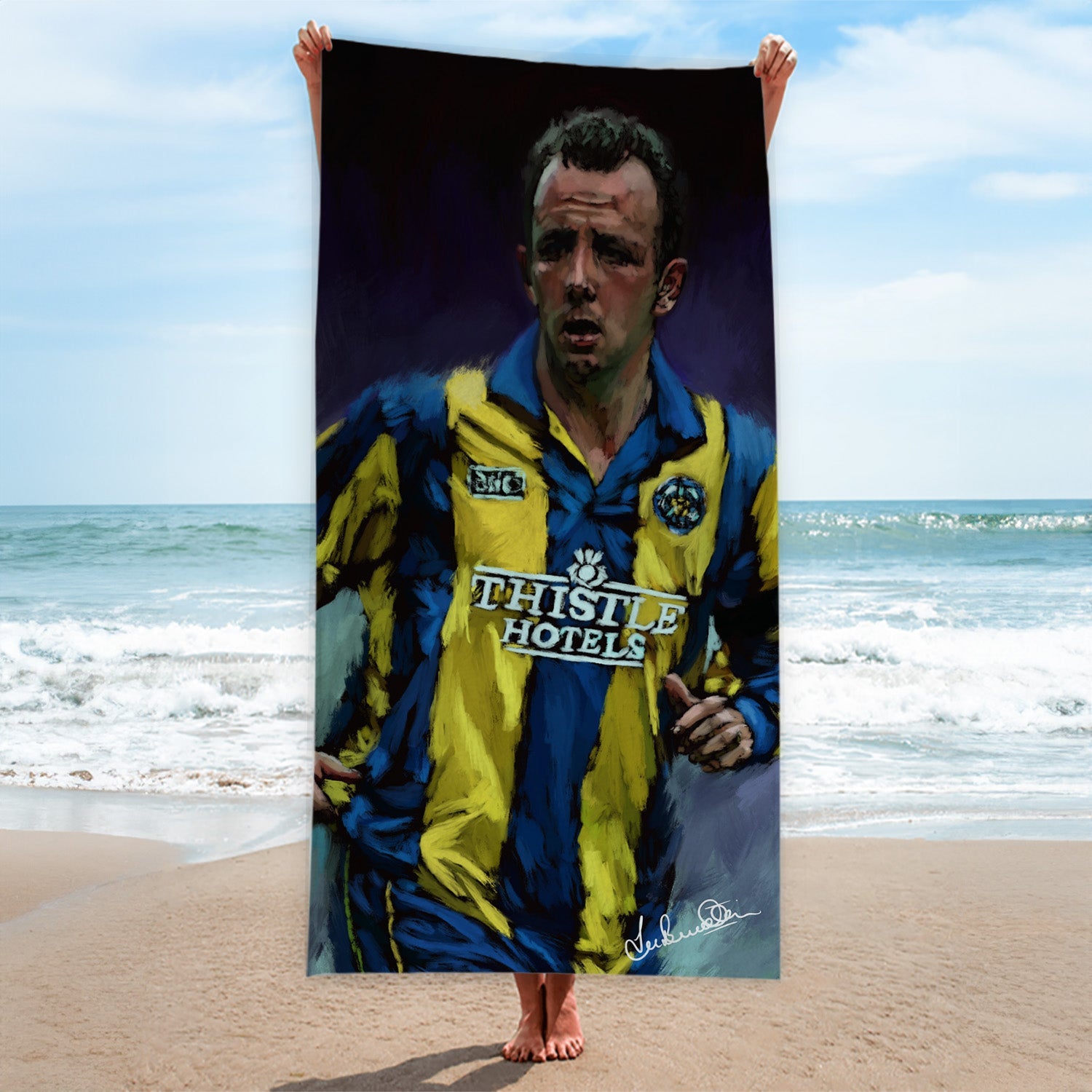 Lee Buccilli - Gary McAllister - Beach Towel - 150cm x 75cm