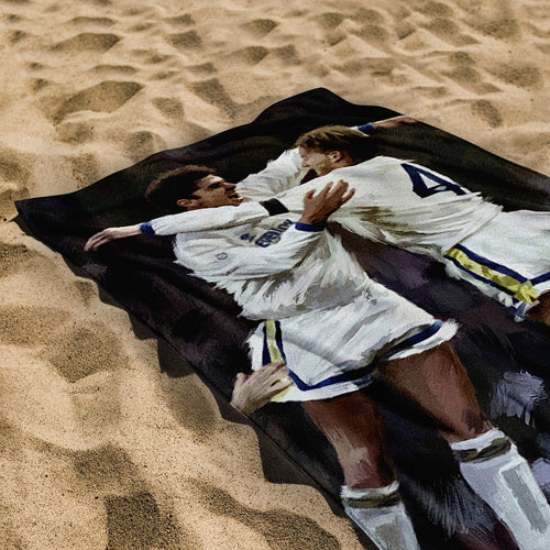 Lee Buccilli - Speed and Batty Celebration - Beach Towel - 150cm x 75cm