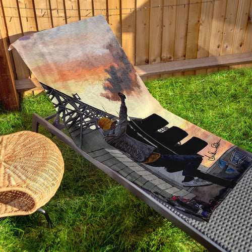 Lee Buccilli - Leeds Supporter - Beach Towel - 150cm x 75cm