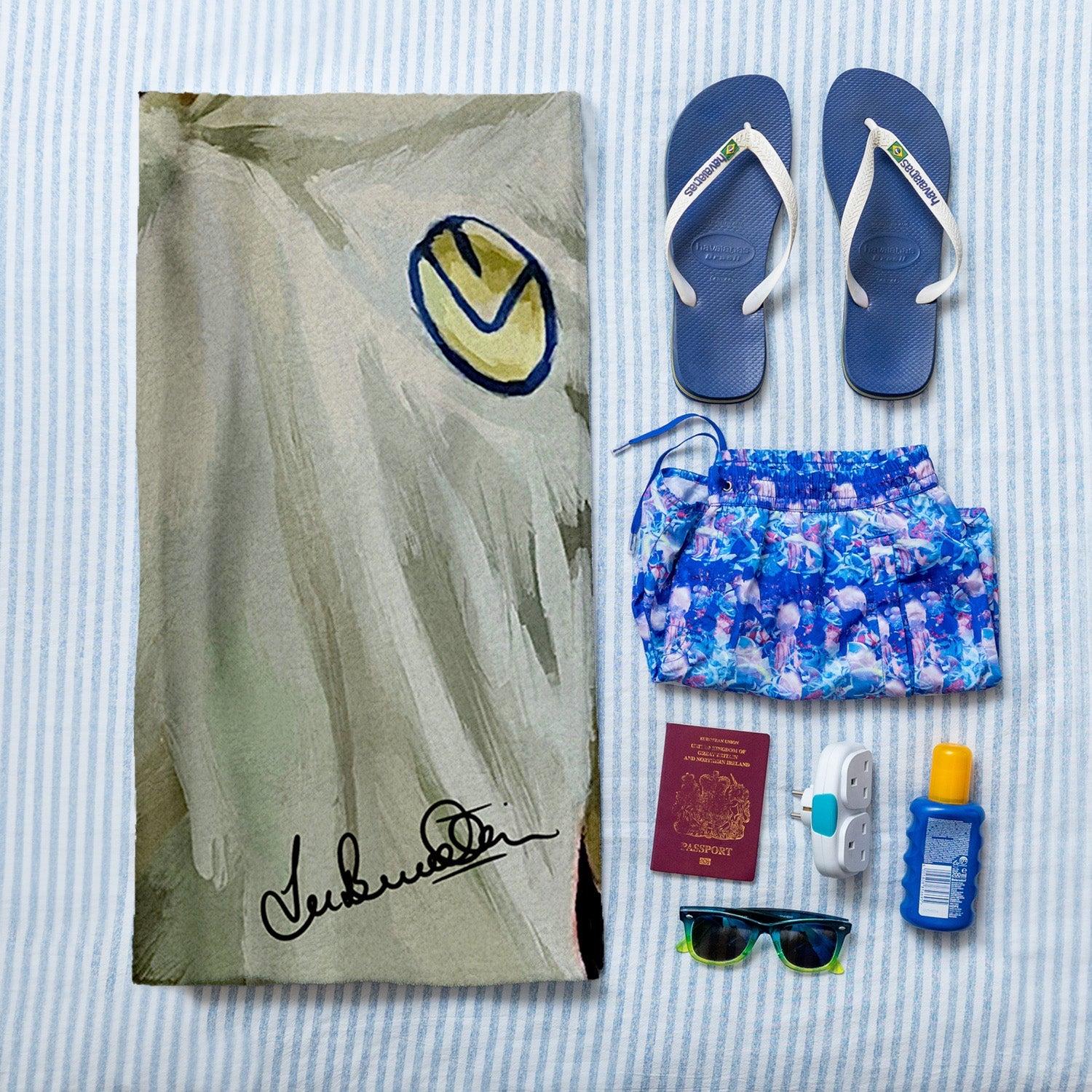 Lee Buccilli - Norman Hunter - Beach Towel - 150cm x 75cm