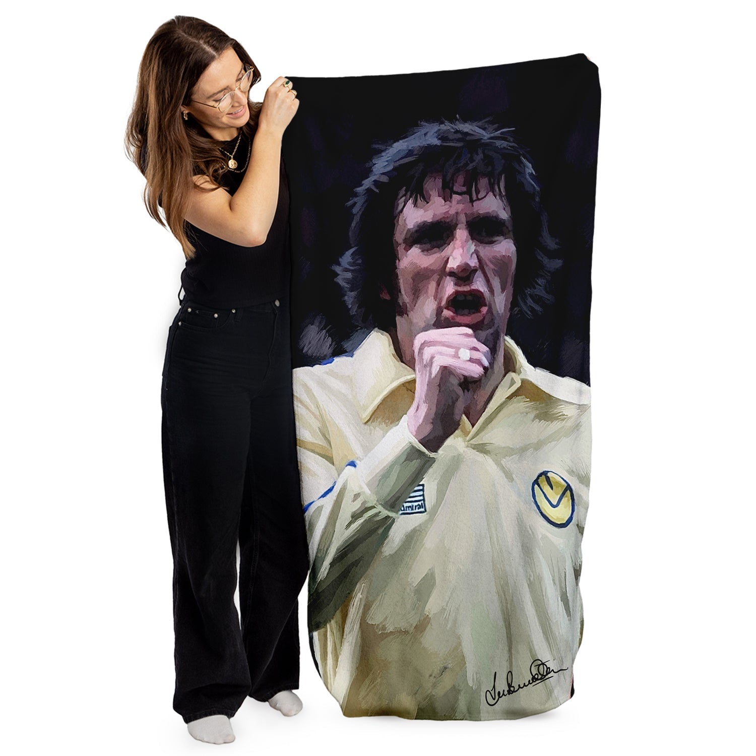 Lee Buccilli - Norman Hunter - Beach Towel - 150cm x 75cm