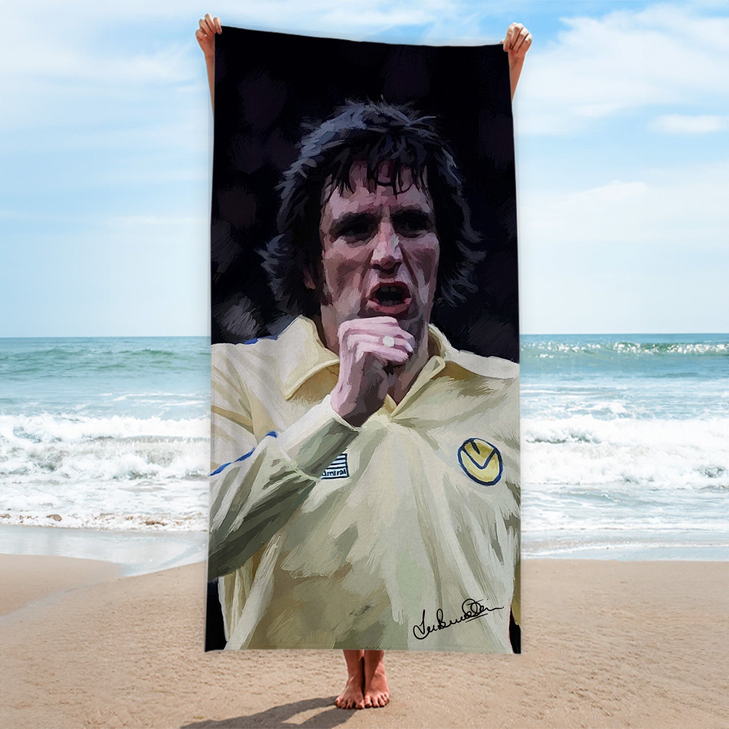 Lee Buccilli - Norman Hunter - Beach Towel - 150cm x 75cm