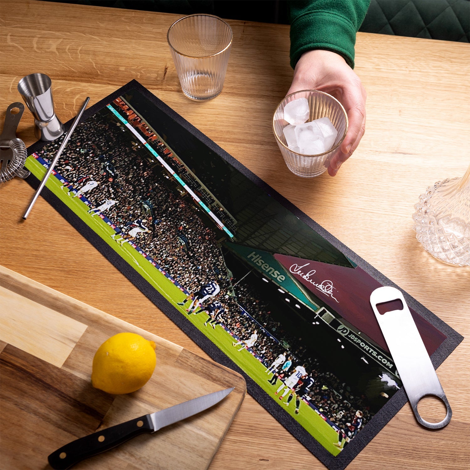 Lee Buccilli - Elland Road at Night - Bar Runner