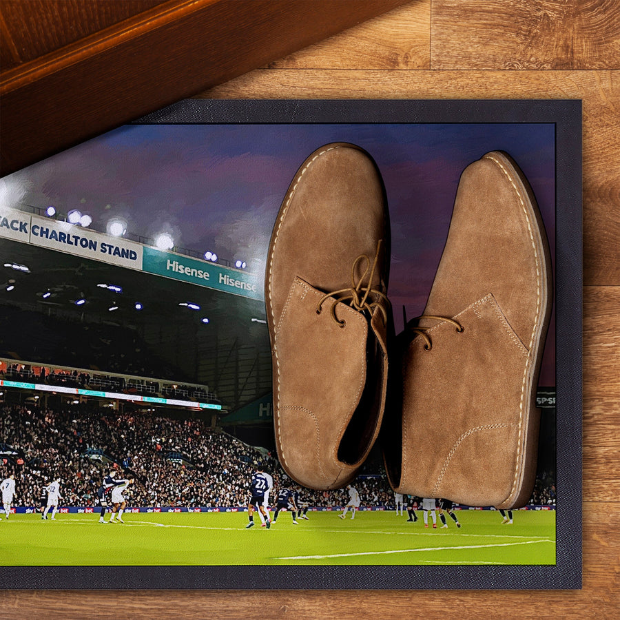 Lee Buccilli - Elland Road at Night - Door Mat - 60cm x 40cm