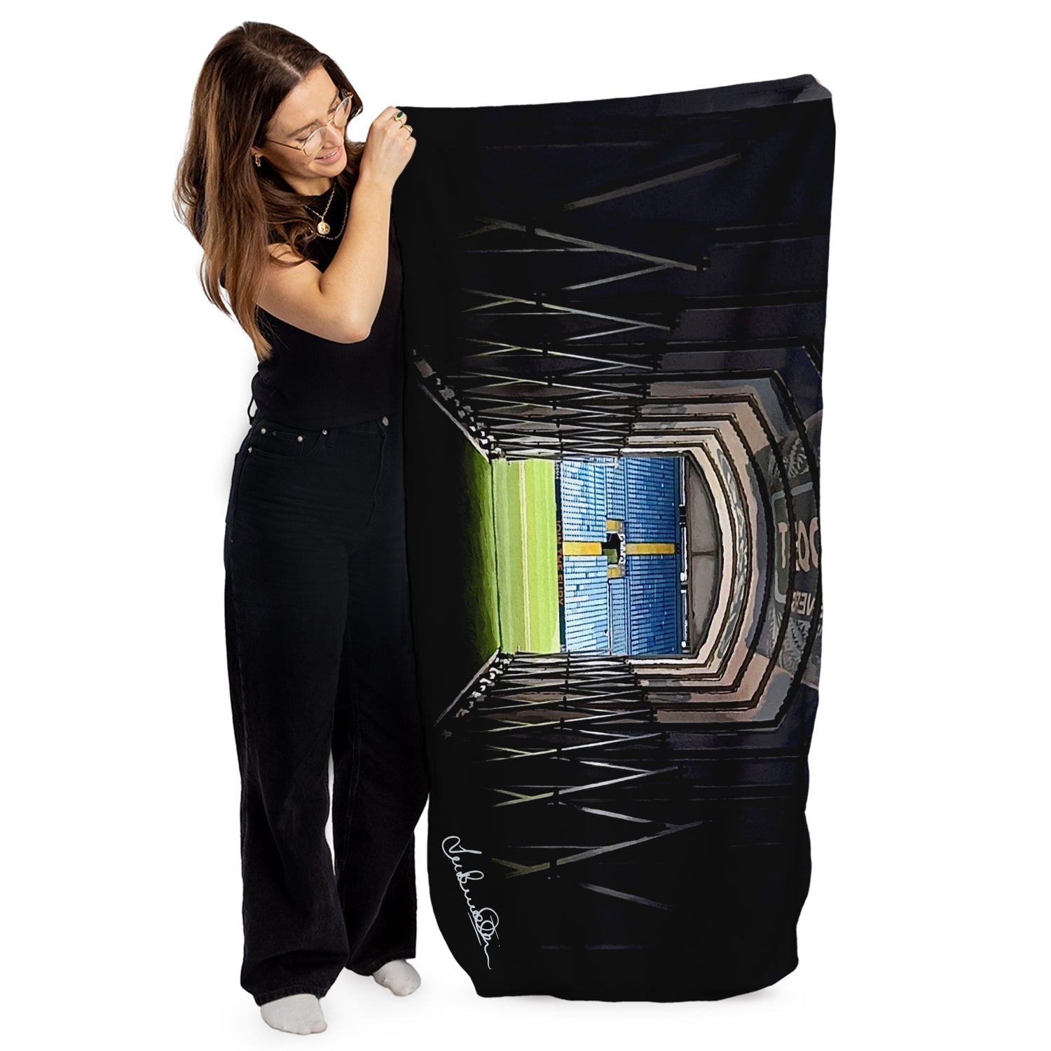 Lee Buccilli - Tunnel - Beach Towel - 150cm x 75cm