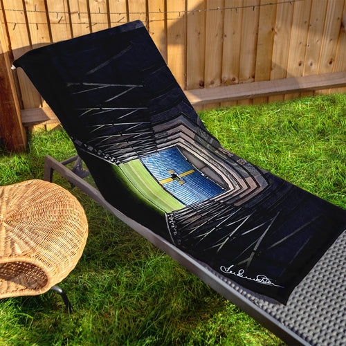 Lee Buccilli - Tunnel - Beach Towel - 150cm x 75cm