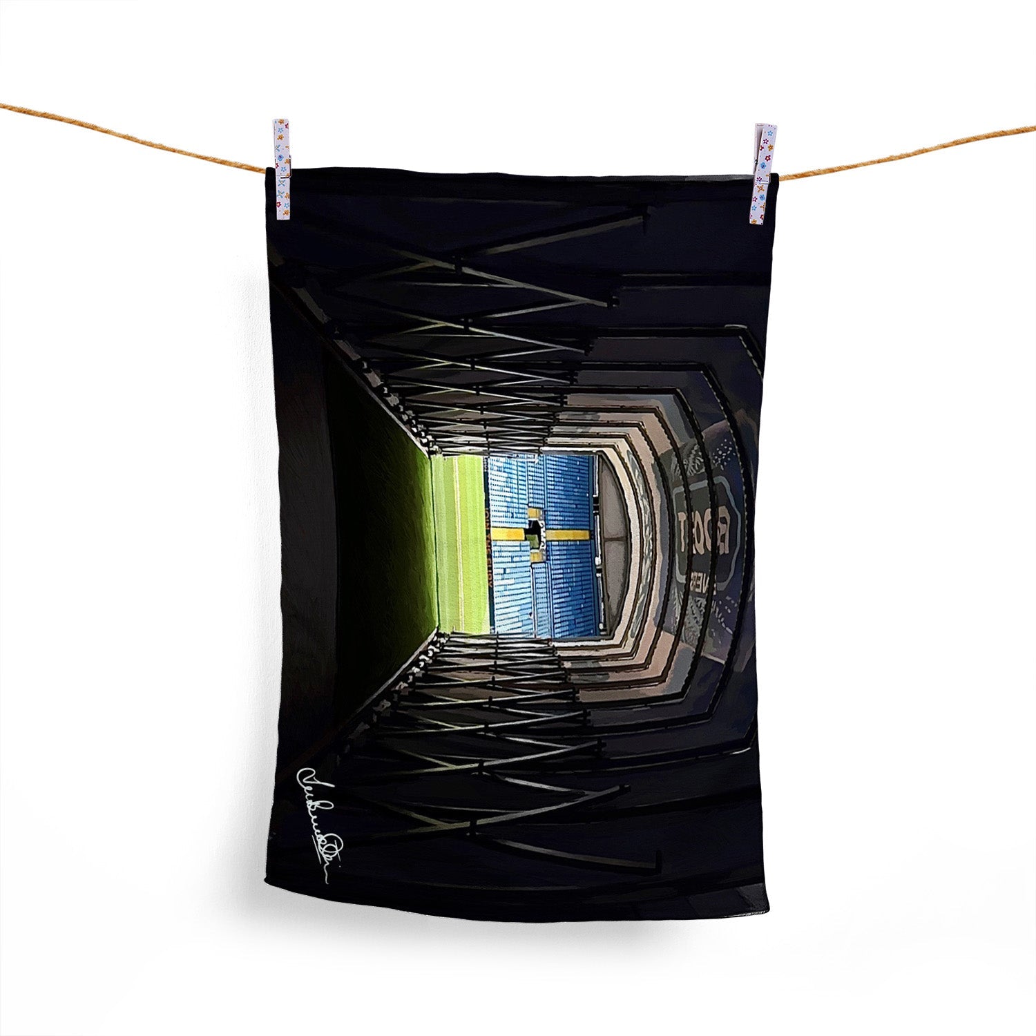 Lee Buccilli - Tunnel - Microfibre Tea Towel