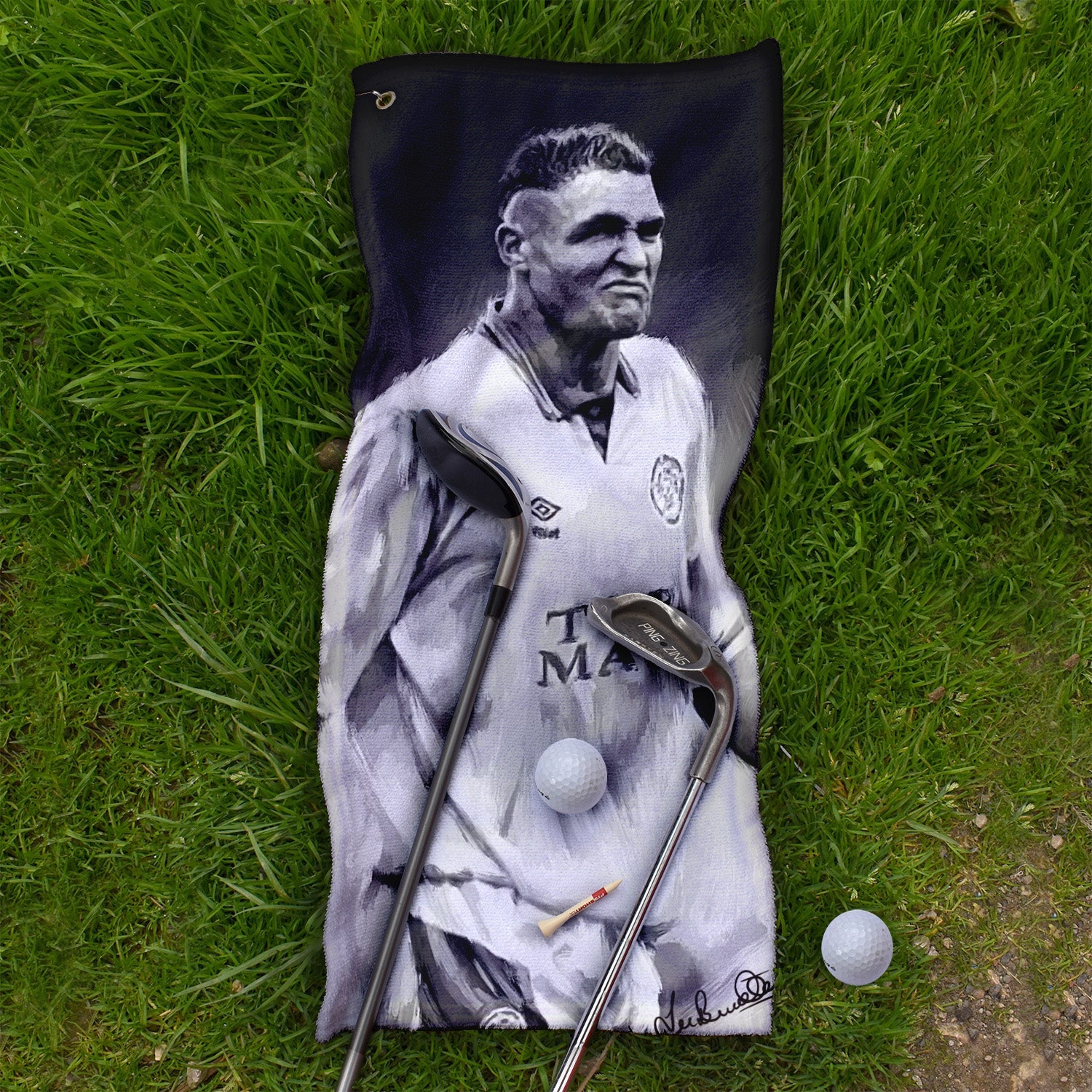 Lee Buccilli - Vinnie Jones - Golf Towel