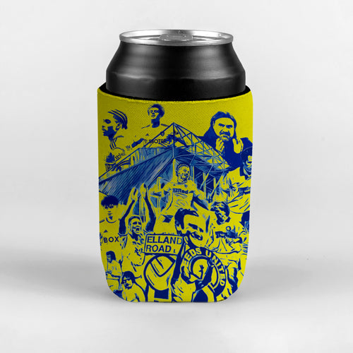 Leeds Montage - Retro Football - Can Cooler