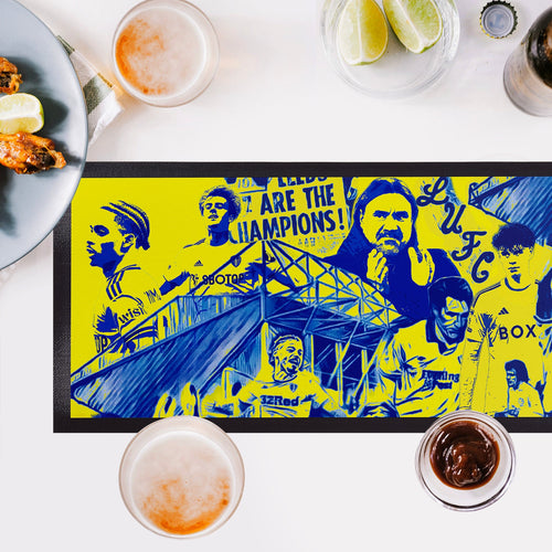 Leeds Montage - Retro Football - Bar Runner