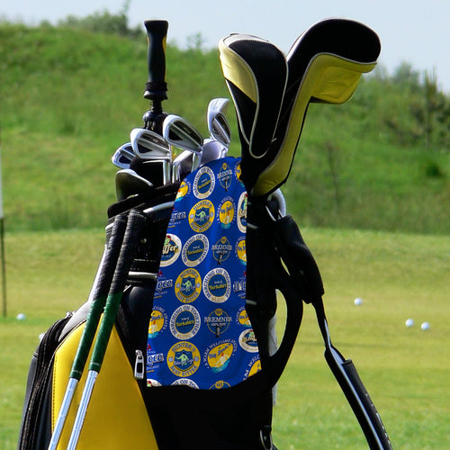 Leeds - Football Legends - Retro Lightweight, Microfibre Golf Towel