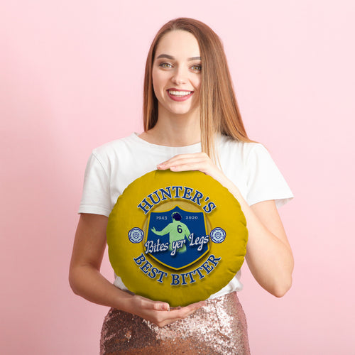 Leeds Hunter- Football Legends - Circle Cushion 14"