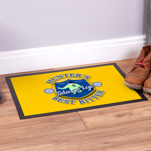 Leeds Hunter - Football Legends - Door Mat -60cm X 40cm