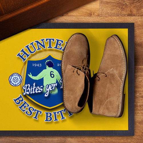 Leeds Hunter - Football Legends - Door Mat -60cm X 40cm