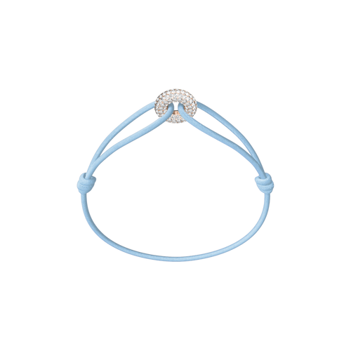 Mini Rose Soho Pavé Cord Bracelet
