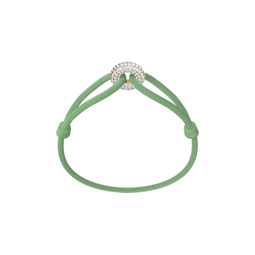 Golden Soho Pavé Cord Bracelet
