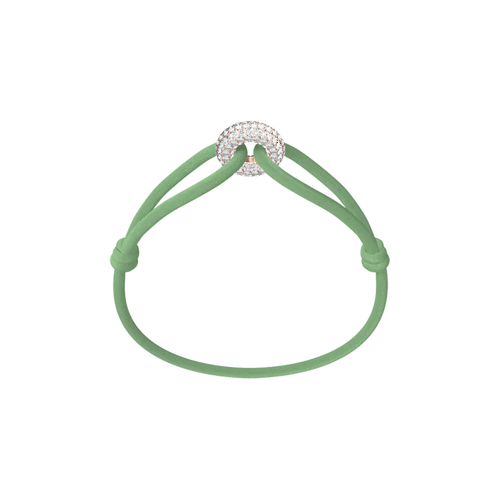 Rose Soho Pavé Cord Bracelet