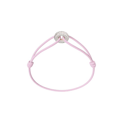 Mini Rose Soho Pavé Cord Bracelet