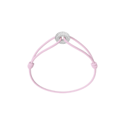 Mini Silver Soho Pavé Cord Bracelet