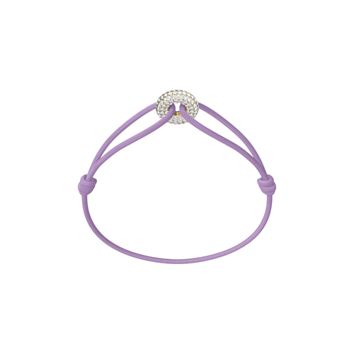 Mini Golden Soho Pavé Cord Bracelet