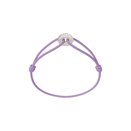 Mini Rose Soho Pavé Cord Bracelet