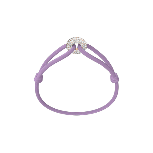 Rose Soho Pavé Cord Bracelet