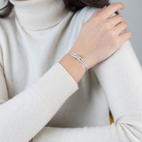 Mini Silver Soho Cord Bracelet