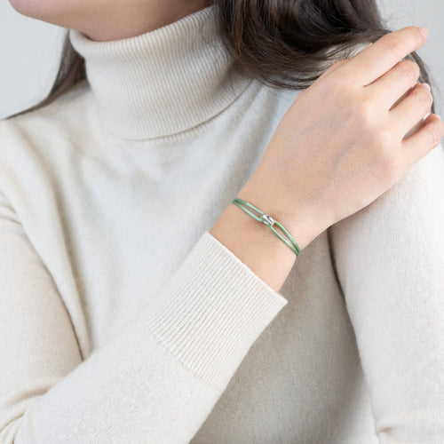 Mini Silver Soho Cord Bracelet
