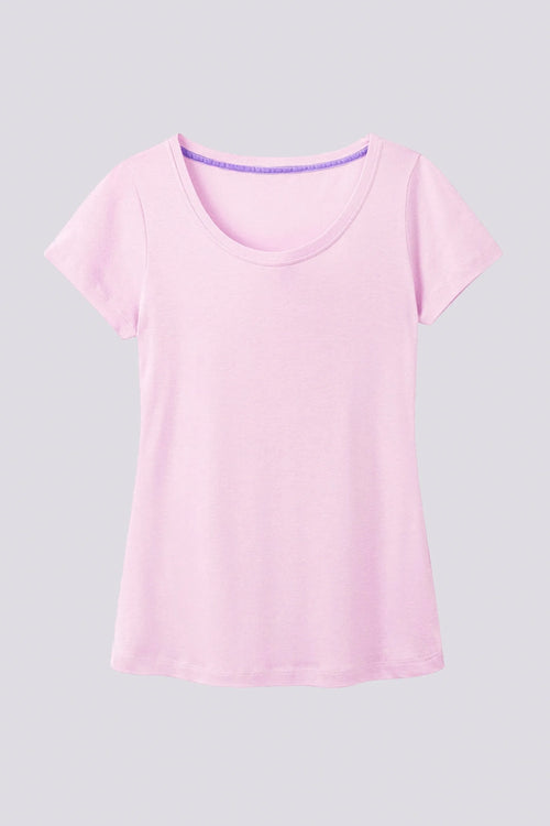 Scoop Neck Cotton Modal T-Shirt