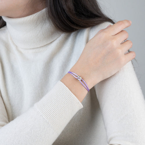 Mini Silver Soho Cord Bracelet