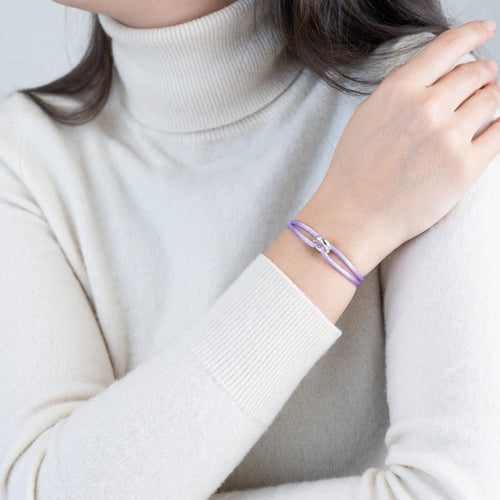 Silver Soho Cord Bracelet